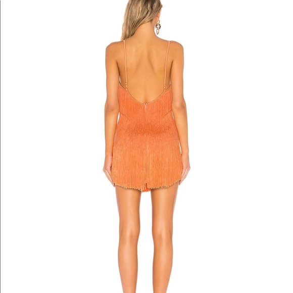 Revolve sunrise Fringe Mini Dress in Black - Picture 6 of 8